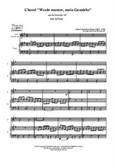 Choralvorspiel 'Werde munter, mein Gemüthe' for Flute & Piano