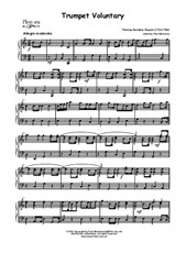 Trumpet Voluntary in C (manualiter) by Th. S. Dupois